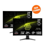 Pack de 2 Écrans Gamer | MAG 276CXF