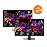Pack de 2 Écrans Gamer | MAG 322UP QD-OLED E16