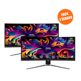 Pack de 2 Écrans Gamer | MAG 341CQP QD-OLED