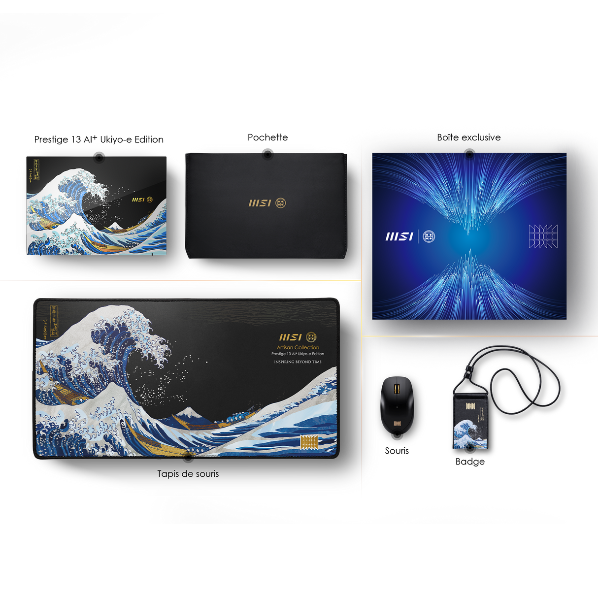 PC portable Prestige 13 AI+ Ukiyoe Edition A2VMG-077FR - Boutique en ligne officielle de MSI France