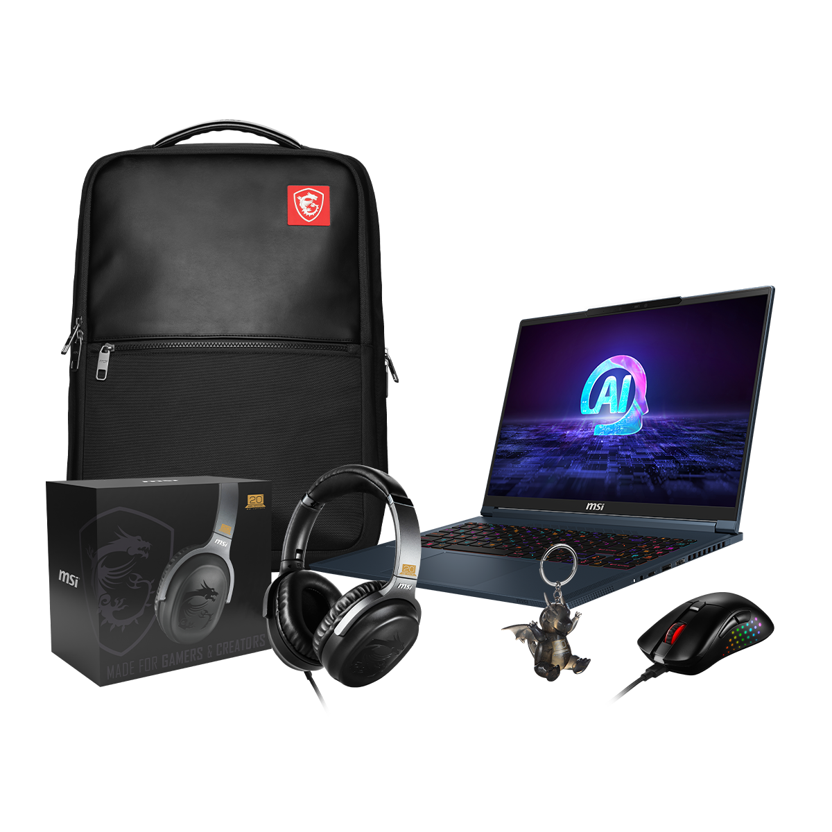 PC portable gamer Stealth 16 AI Studio A1VHG-209FR 20Th Anniversaire - Boutique en ligne officielle de MSI France