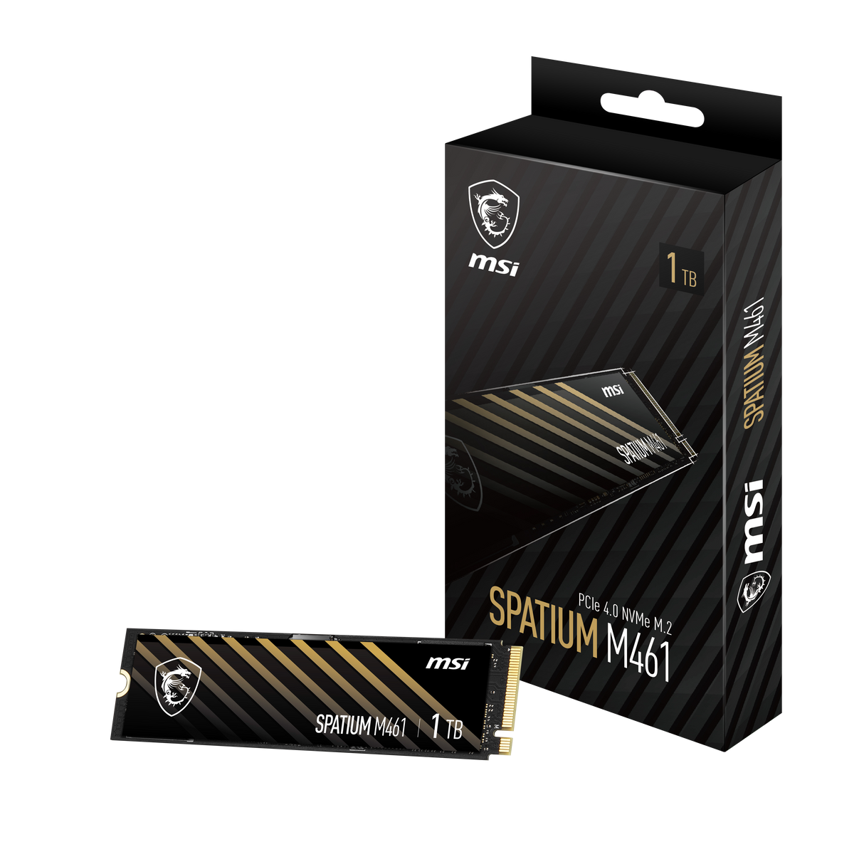 SPATIUM M461 PCIe 4.0 NVMe M.2 1TB - Boutique en ligne officielle de MSI France