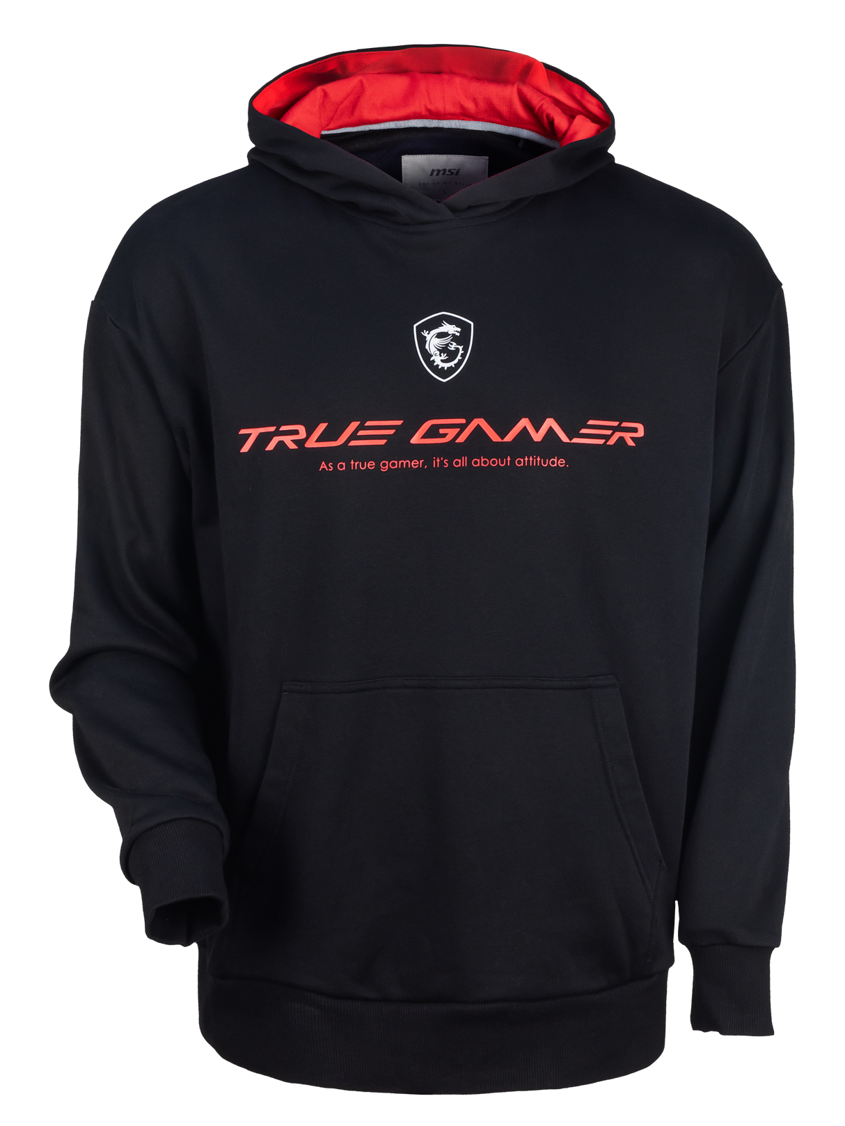Sweat à capuche True Gamer en coton - Boutique en ligne officielle de MSI France