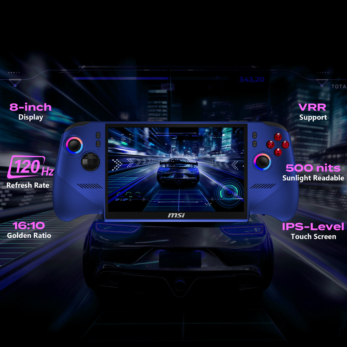 MSI Claw 8 EX AI+ CG3M-071FRN - Boutique en ligne officielle de MSI France