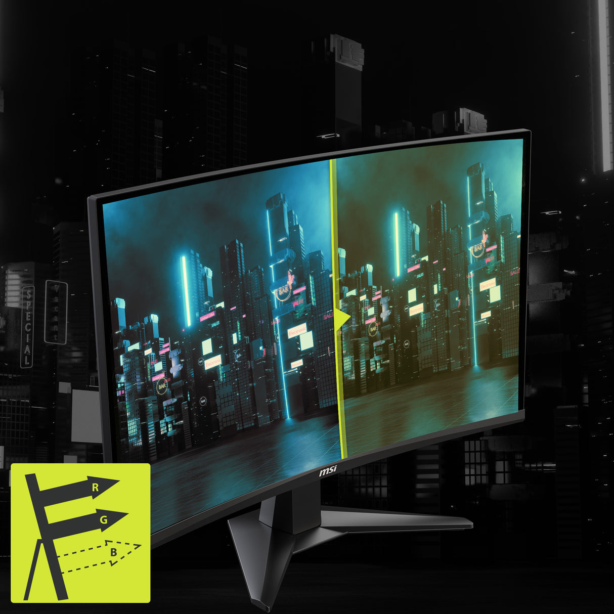 MAG 27CQ6F : 27" WQHD Incurvé 1500R 180Hz FreeSync - Boutique en ligne officielle de MSI France