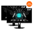 Pack de 2 Écrans Gamer | G244F E2 - Boutique en ligne officielle de MSI France
