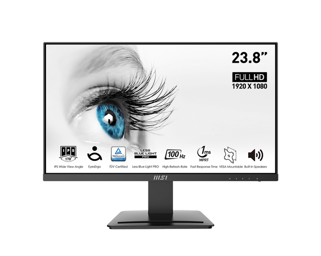 PRO MP243X | Écran 24'' - VA - Full HD - 100 Hz - Haut-parleurs intégrés - Boutique en ligne officielle de MSI France