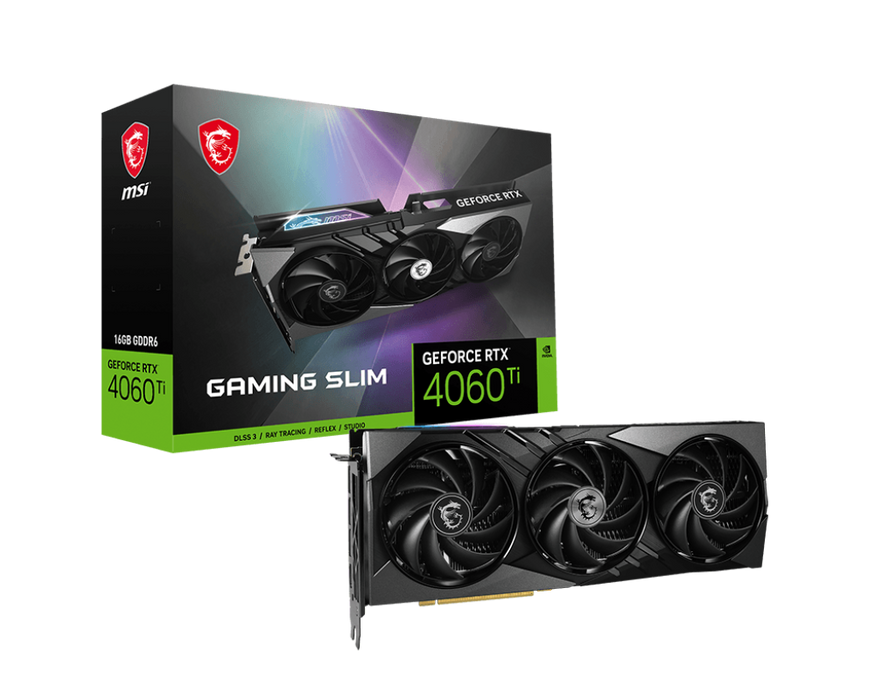 [Code STEAM 40€ offert] GeForce RTX 4060 Ti GAMING SLIM 16G - Boutique en ligne officielle de MSI France