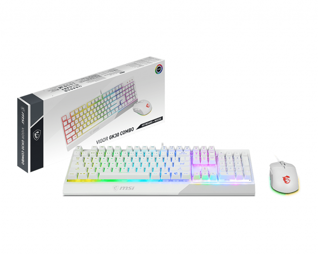 VIGOR GK30 COMBO WHITE FR - Boutique en ligne officielle de MSI France