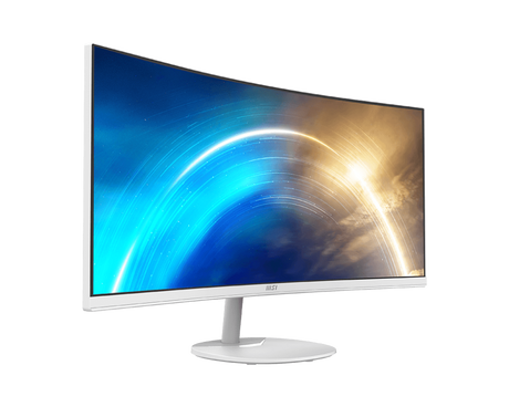 PRO MP341CQW | Écran 34'' - IPS - UWQHD - 100Hz - Haut-parleurs intégrés - Blanc - Boutique en ligne officielle de MSI France