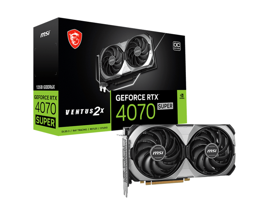 GeForce RTX 4070 SUPER 12G VENTUS 2X OC