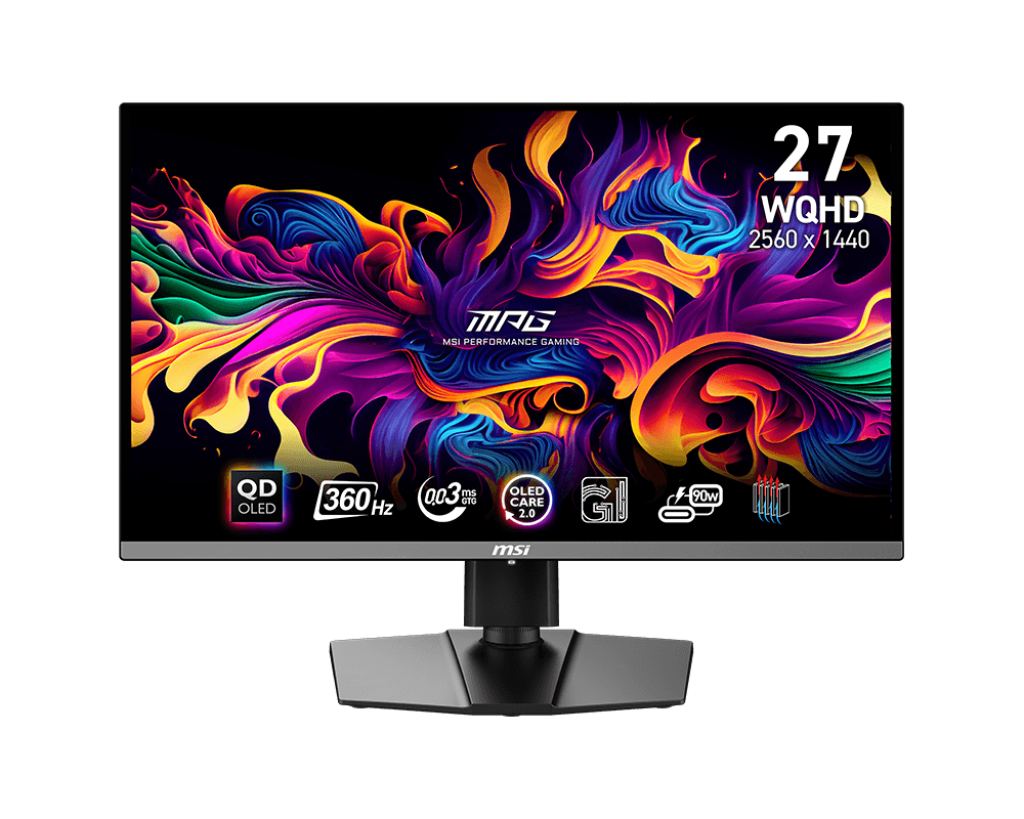 MPG 271QRX QD-OLED : WQHD 360Hz 0.03ms QD Premium Color - Boutique en ligne officielle de MSI France