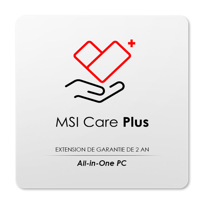 2 ans - Extension de garantie pour PC tout-en-un - Boutique en ligne officielle de MSI France